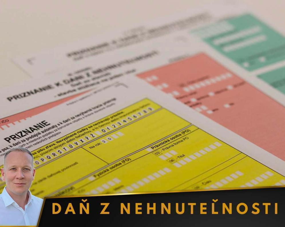 Daňové priznanie k dani z nehnuteľnosti