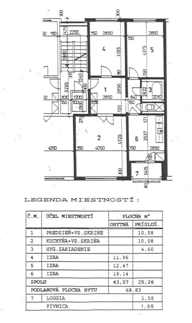 3i_byt_na_predaj_kamence_knm_podorys_paluch