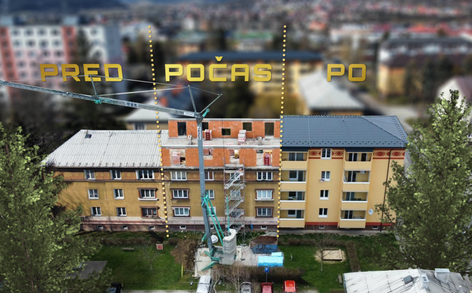 Obnova/nadstavba bytoviek